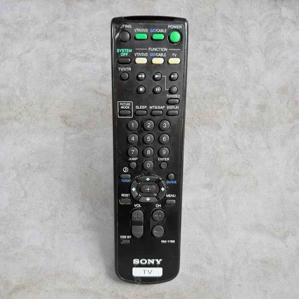 Sony TV RM-Y168 Remote Control - Tested And Working